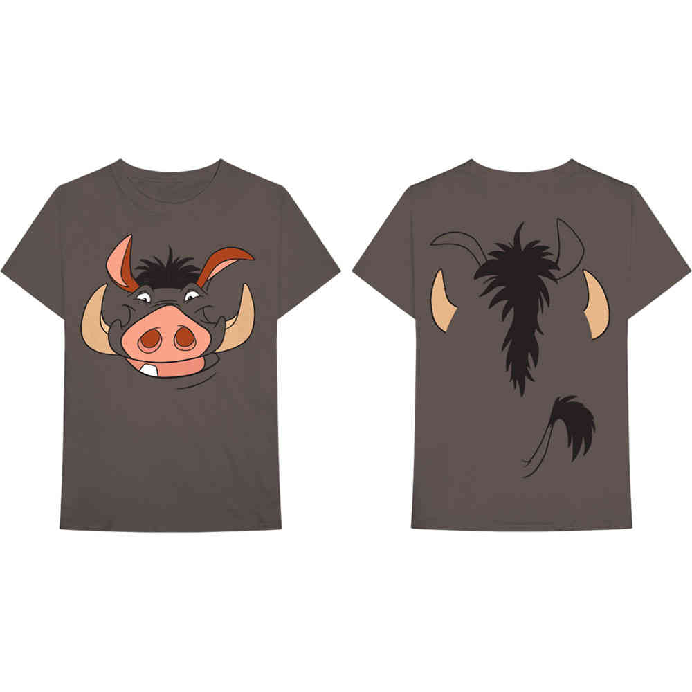 Disney The Lion King - Pumbaa Tshirt Homme - Marron